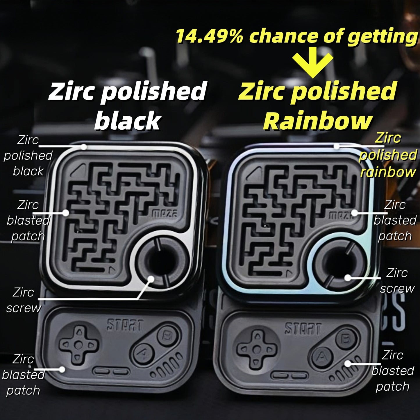 Zero One EDC Maze Cube