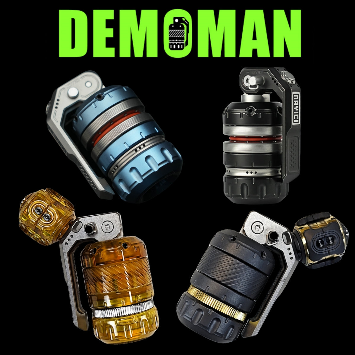 Muyi DEMOMAN NG-MARK Titanium フィジェットトイ Muyi (NAYICI) DEMOMAN NG-MARK – ikaeledc