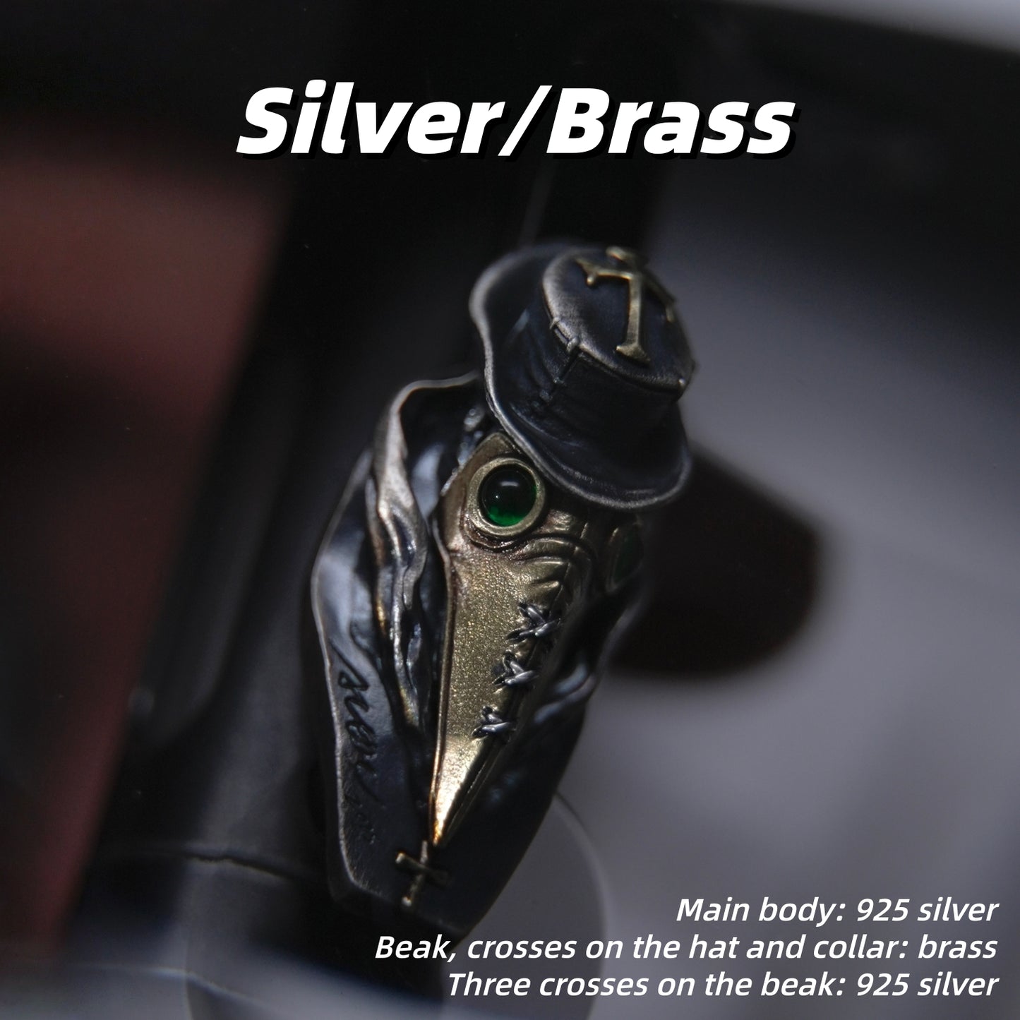 ACEDC & REANTIMATTER Plague Doctor clip decoration