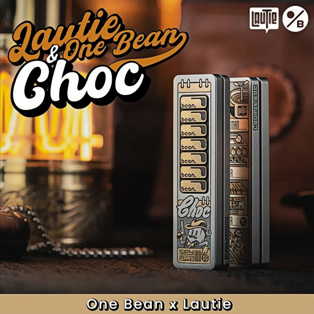 LAUTIE X OneBean Co-branded Choc Mechanical Slider