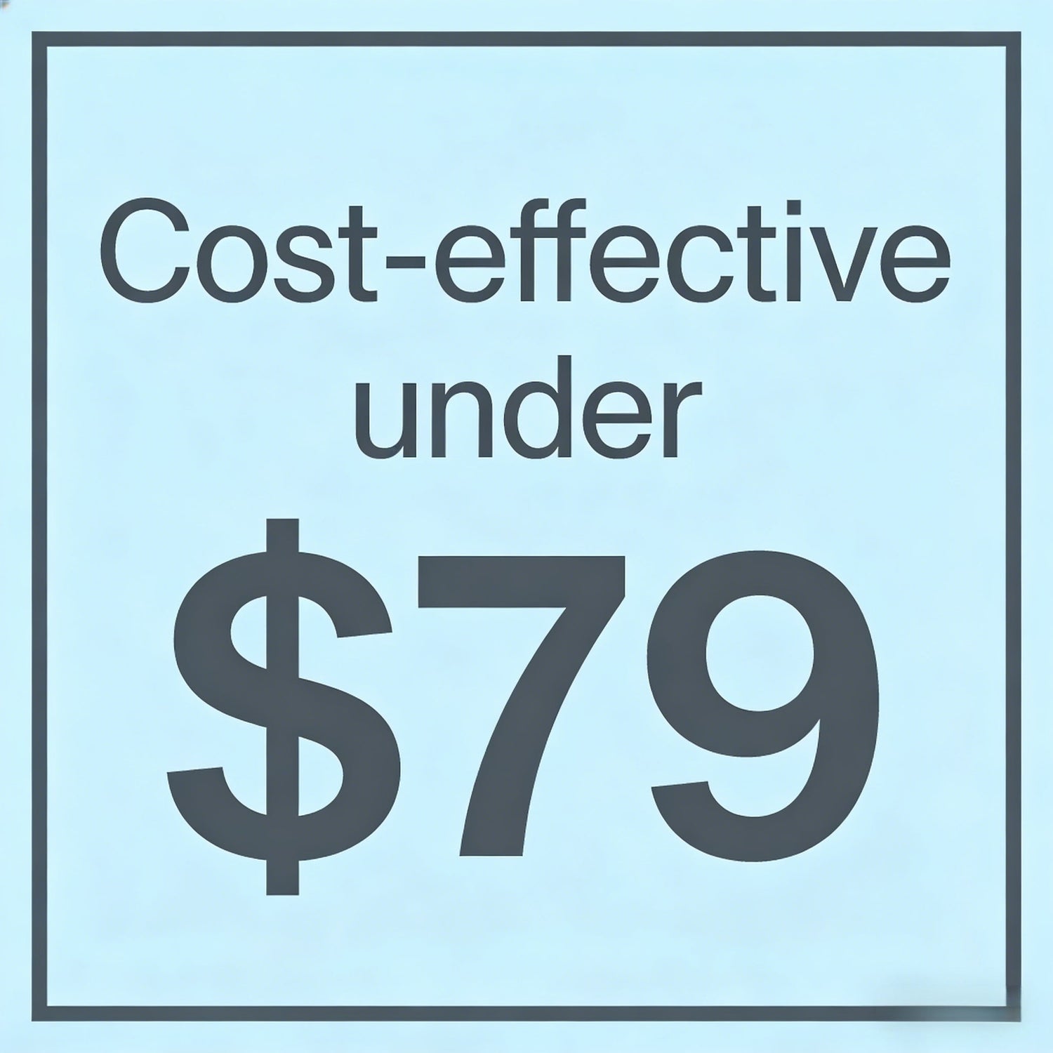 Cost-effective under $79