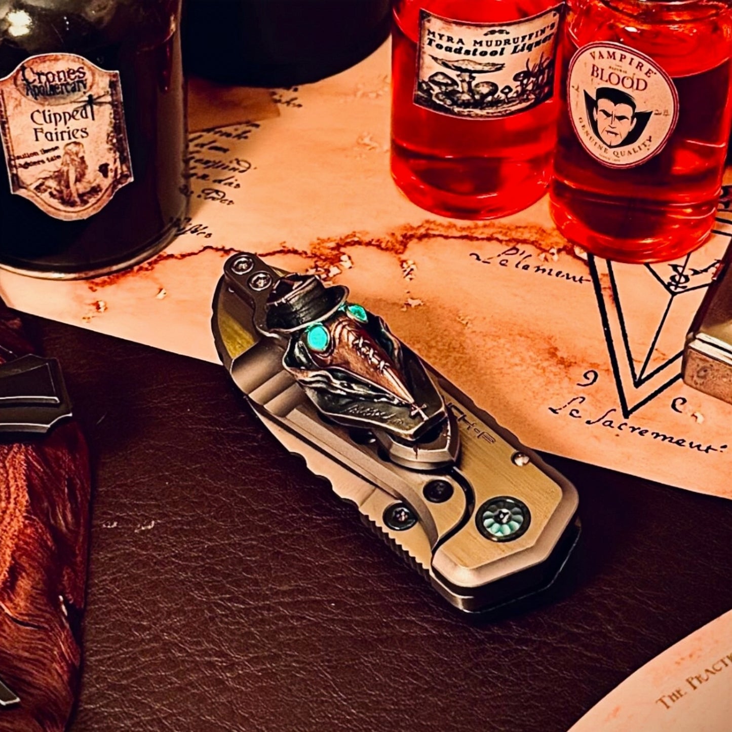 ACEDC & REANTIMATTER Plague Doctor clip decoration