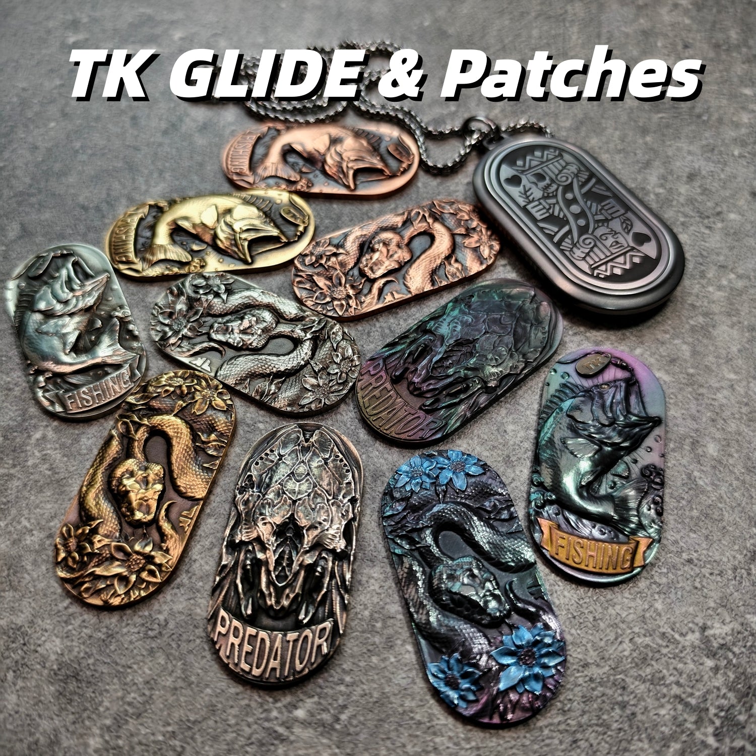 「正規品」TK GLIDE Fidget Slider　フィジェットトイ　EDC TK EDC GLIDE – ikaeledc