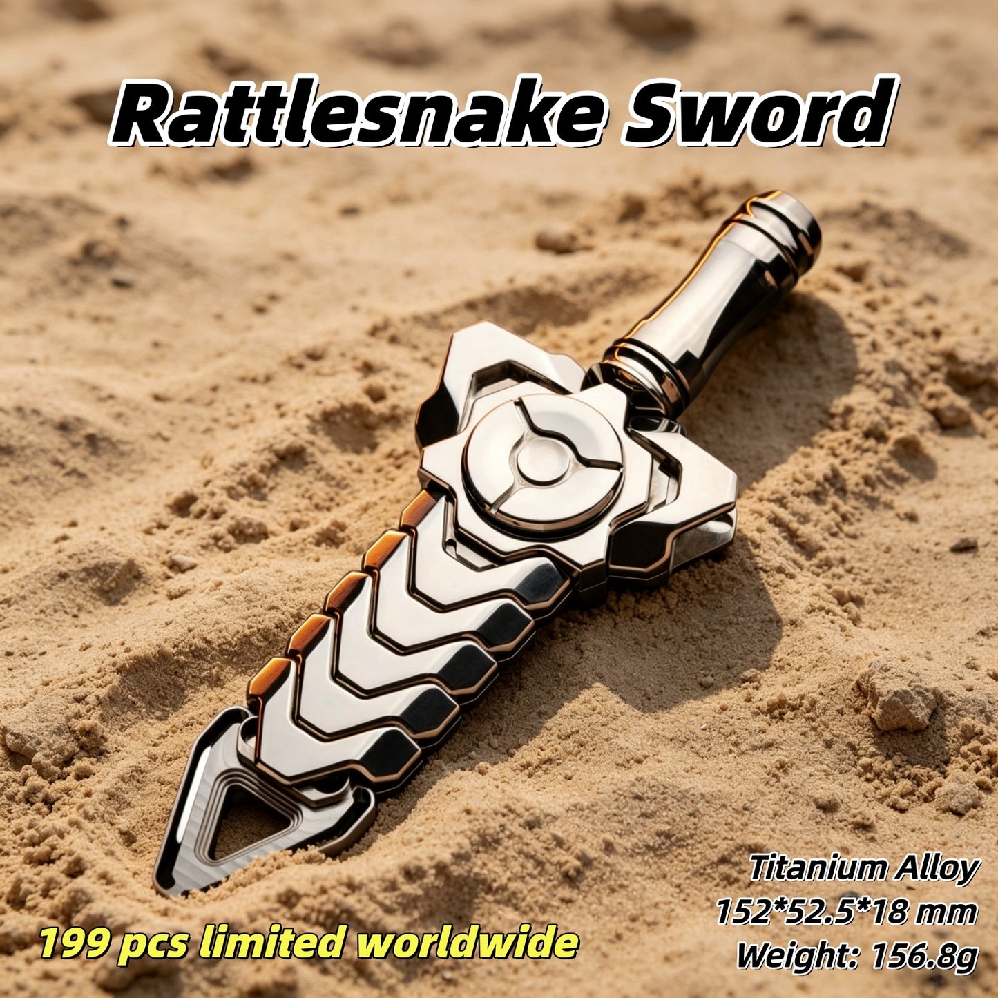 Sky Nest EDC Rattlesnake Sword