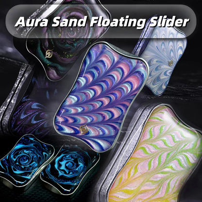 Peacock Aura Sand floating slider