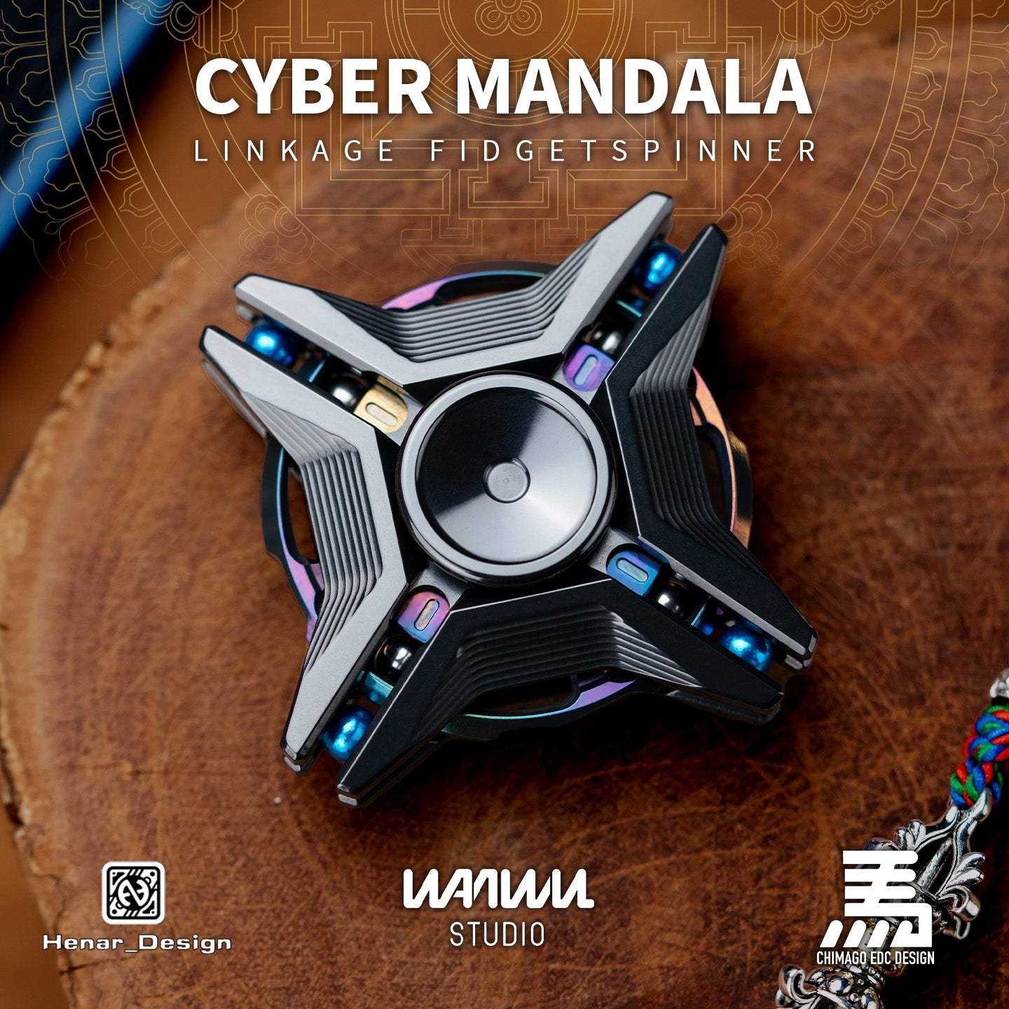 Wanwu Studio Cyber Mandala linkage spinner