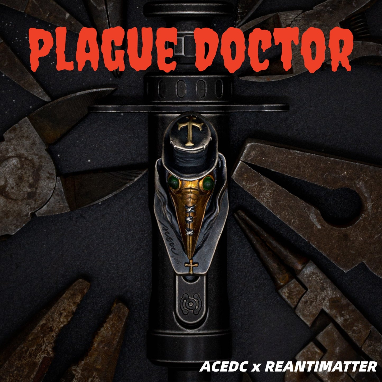 ACEDC & REANTIMATTER Plague Doctor clip decoration