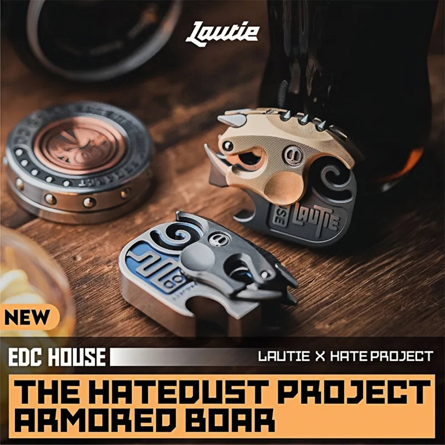 LAUTIE x HATEDUST Armored Boar Bottle Opener