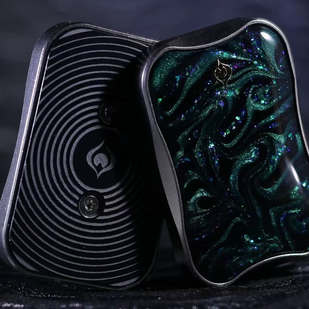 Peacock Aura Sand floating slider