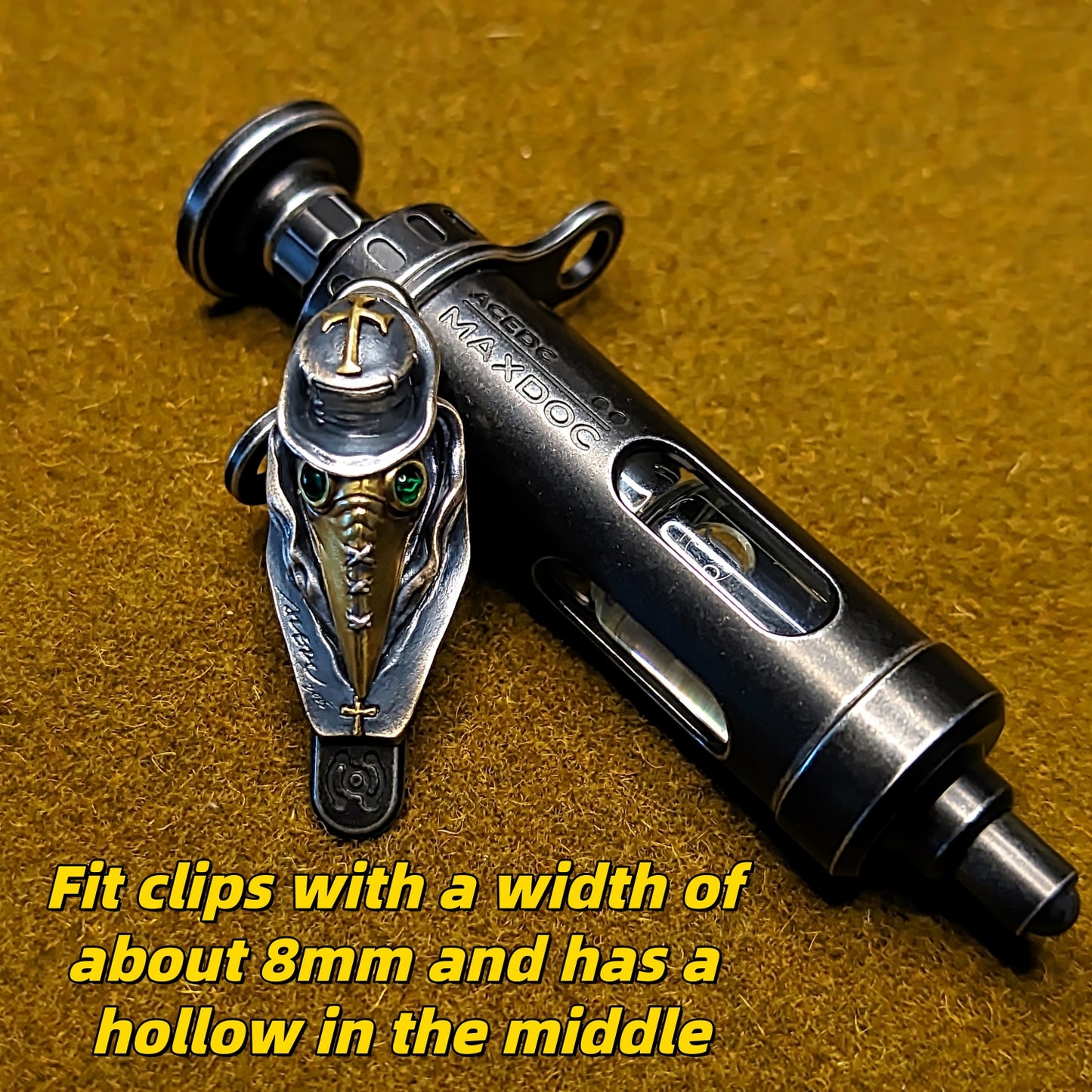 ACEDC & REANTIMATTER Plague Doctor clip decoration