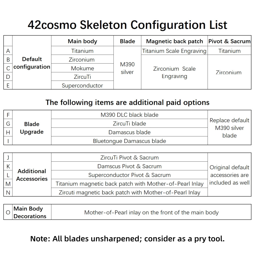 42cosmo Skeleton mini Pry bar