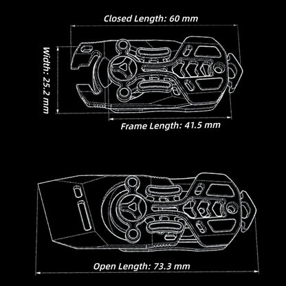 42cosmo Skeleton mini Pry bar