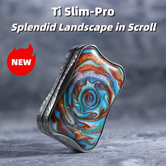 Peacock Aura Sand floating slider