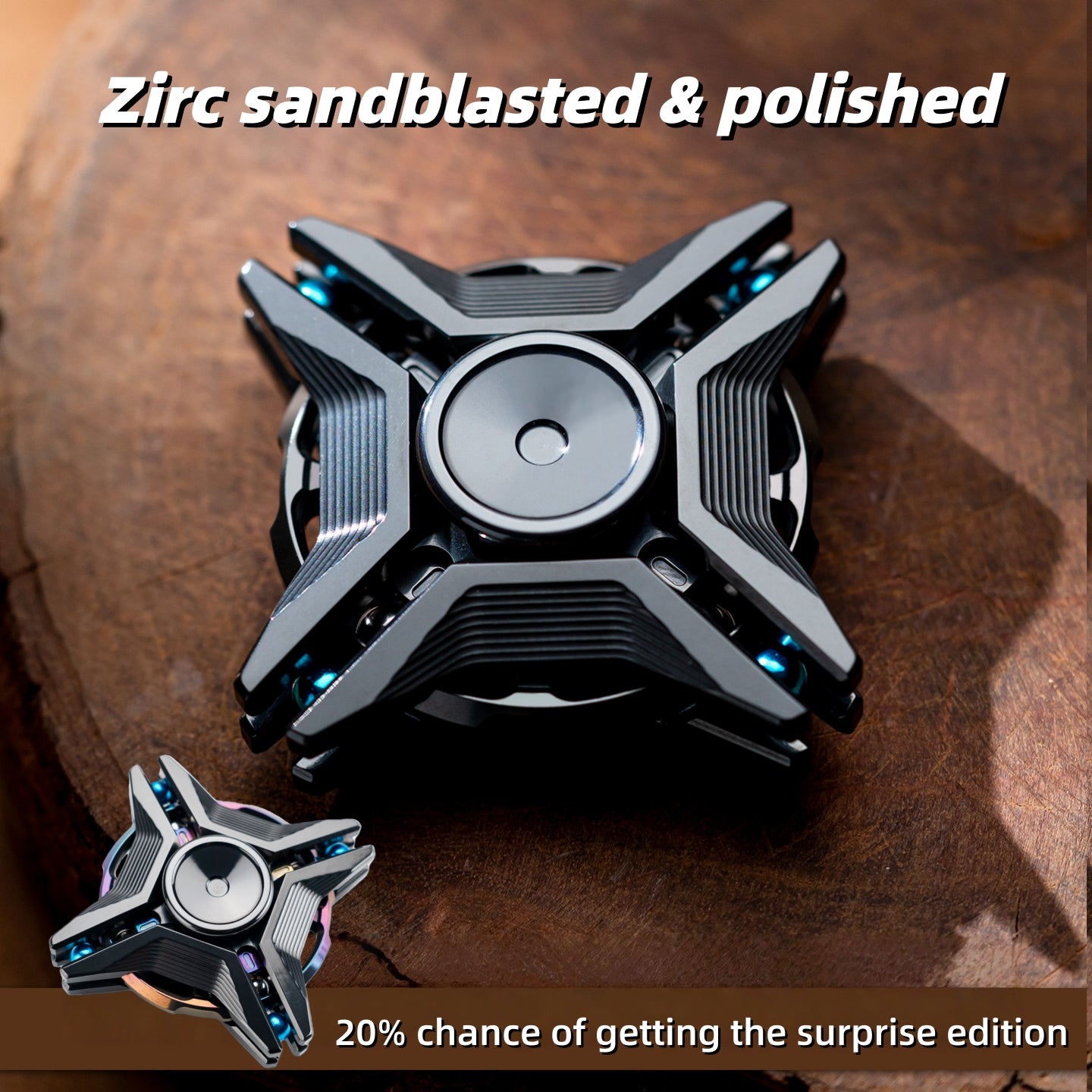 Wanwu Studio Cyber Mandala linkage spinner