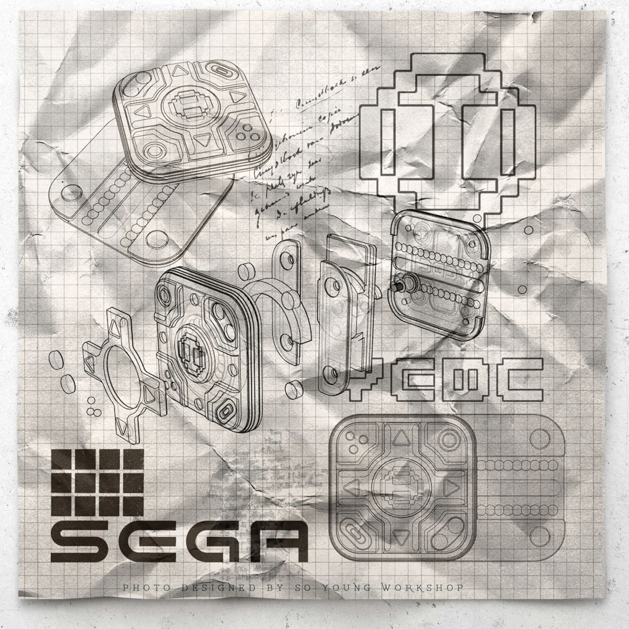 YEDC SEGA mechanical slider original version