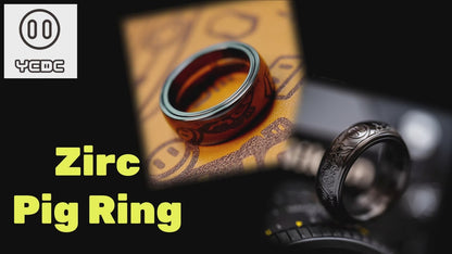 YEDC Pig Ring plain zirc