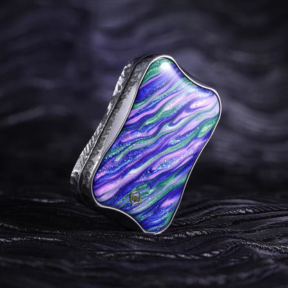 Peacock Aura Sand floating slider