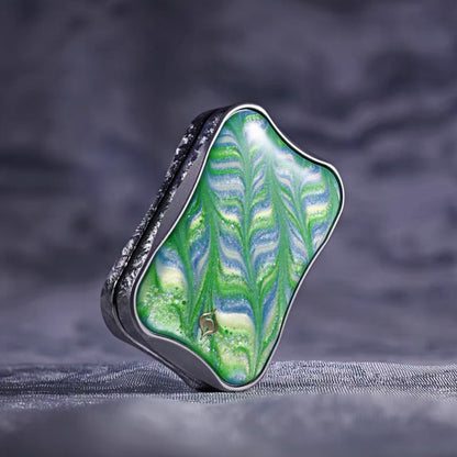 Peacock Aura Sand floating slider